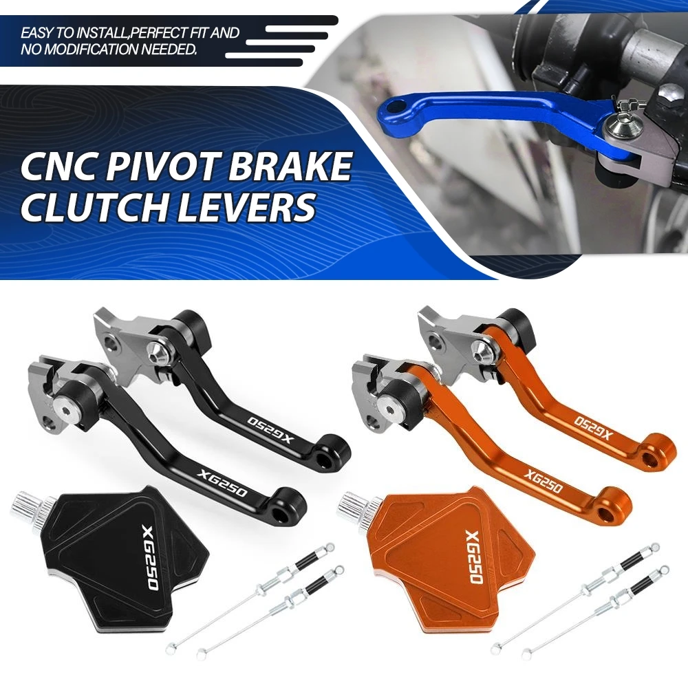 

Dirt Bike CNC Brake Clutch Levers Stunt Clutch Pull Cable Lever Replacement Easy System For YAMAHA XG250 TRICKER 2004-2010 2009