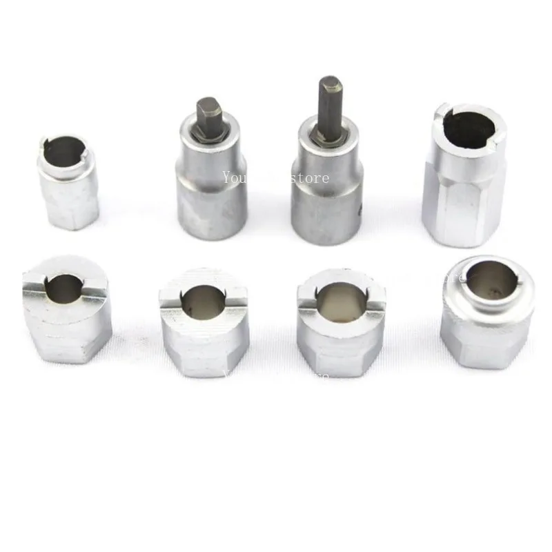 

Подходит для 8-компонентного комбинированного инструмента для разборки амортизатора, набора гаек, сбор технического обслуживания транспортных средств