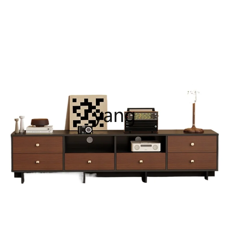

XYY rural retro TV cabinet antique household decoration cabinet living room background wall low cabinet