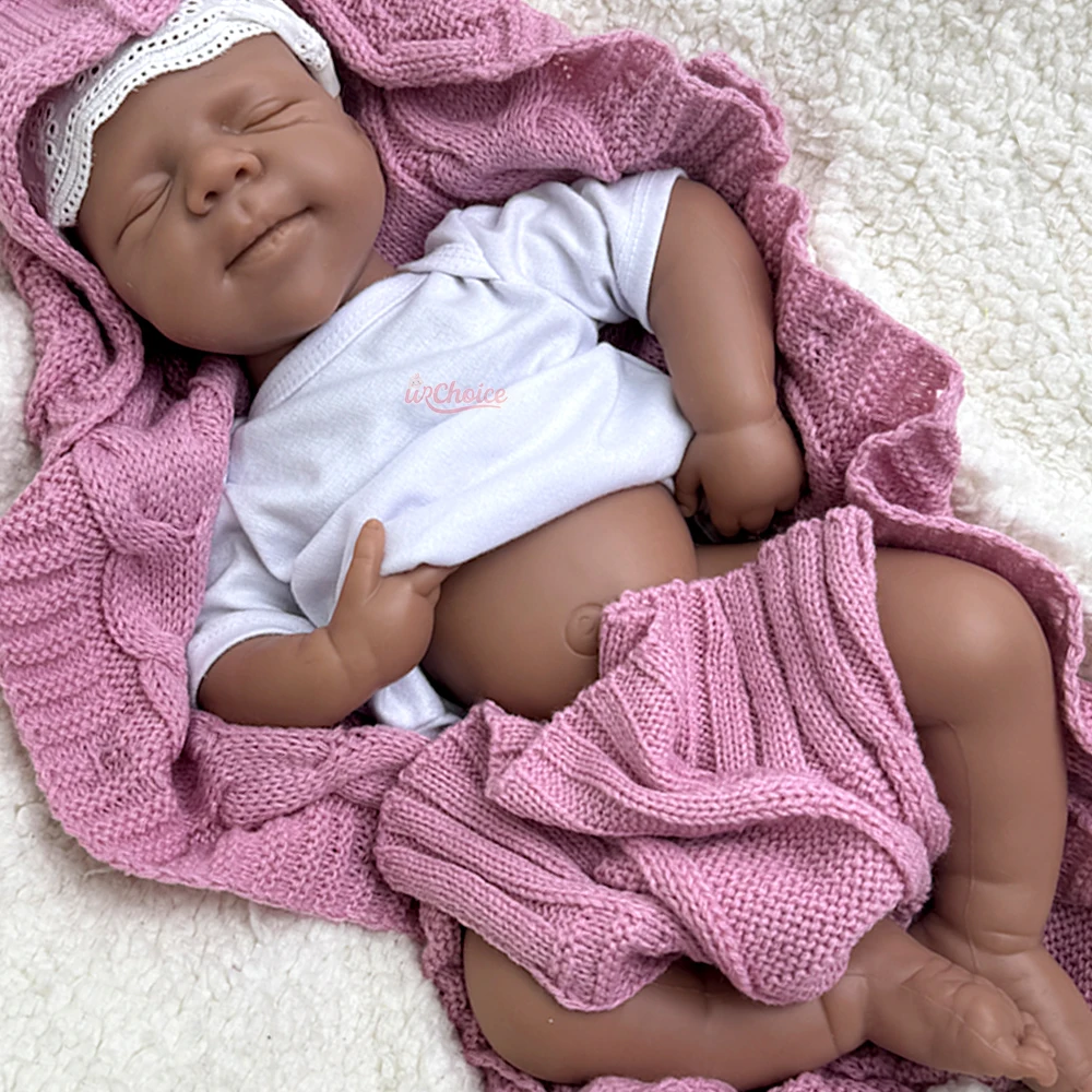 47 سم إغلاق العيون باسكال الصلبة السيليكون تولد من جديد طفل فتاة / صبي قابل للغسيل لمسة ناعمة مصنوعة يدويا دمية بيبي لجميع الفنان