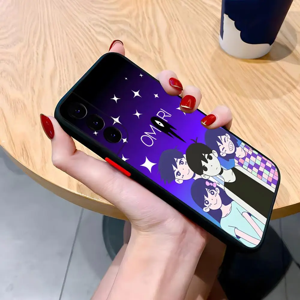 لهب الساخن أوموري آر بي جي لعبة قضية الهاتف لسامسونج S25 S22 S24 S23 S21 FE زائد الترا الجلد يشعر الوفير