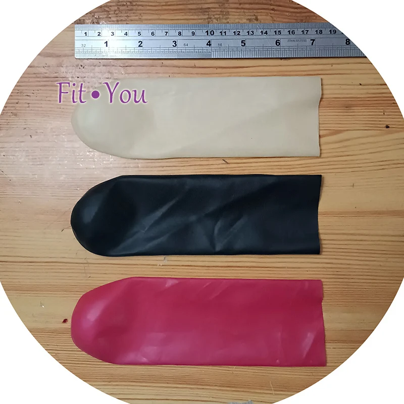 Latex Anal Bainha Fetiche Cover, pode ser DIY Cobrindo para as Calças ou Catsuits