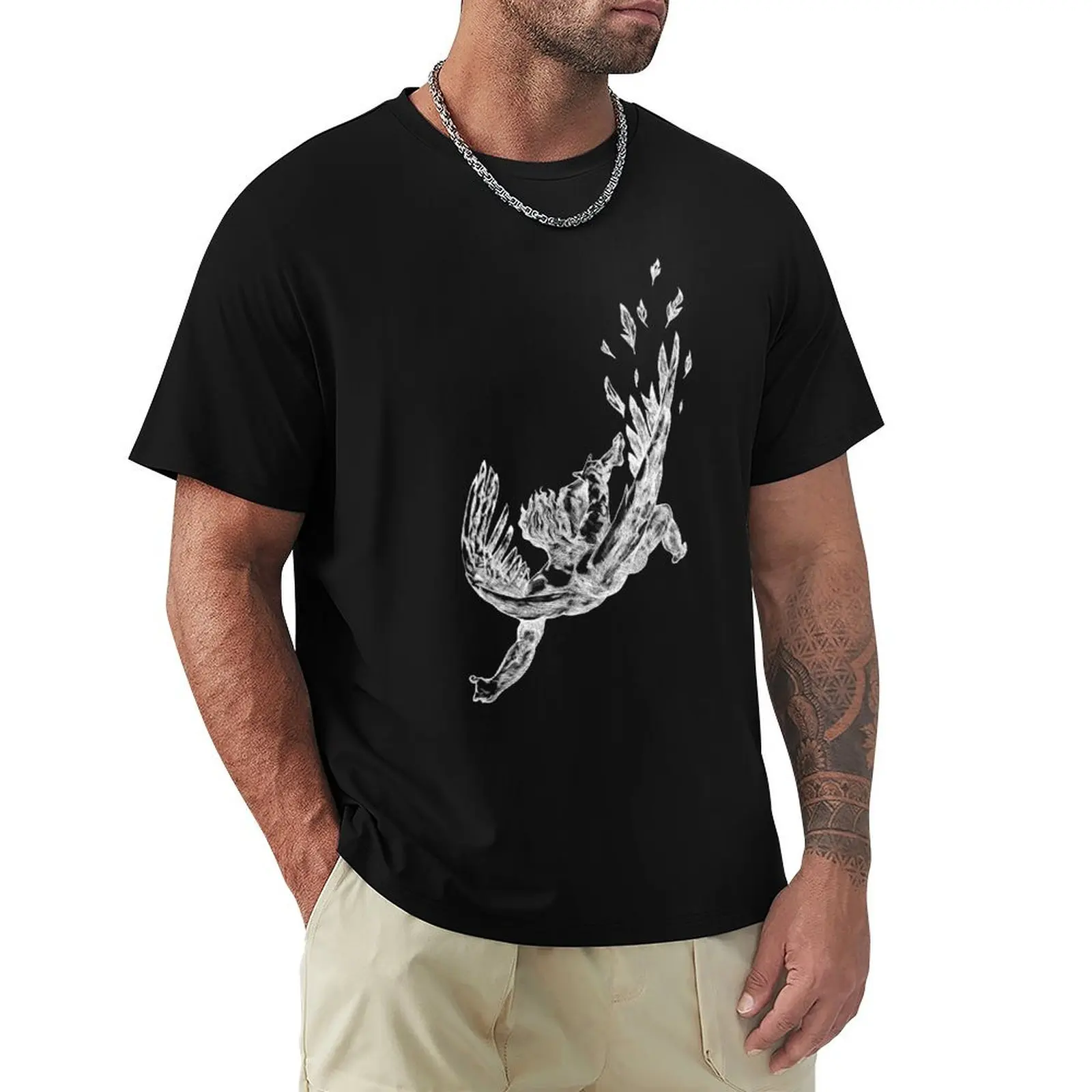 Icarus T-Shirt Big Size Simple T-Shirt