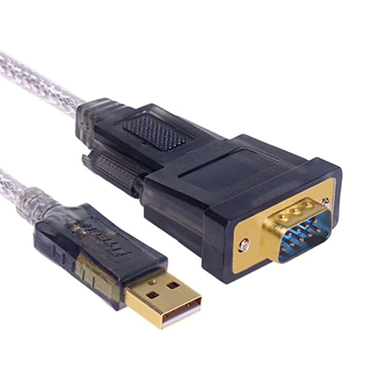 DTECH OEM/ODM  USB to DB9 Rs232 Serial Convertor Cable 1.8m