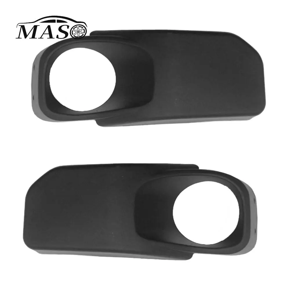 

2pcs Black Car Front Fog Lights Lamp Covers ABS 68231962AA for JEEP Wrangler JK 2007-2017