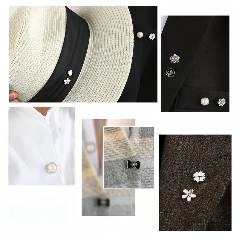 Women's seamless invisible button set, reusable snaps, suitable for shirts and tops, fashion accessories, craft materials