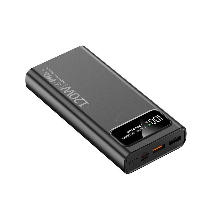 120W power bank 20000mAh super fast charging large capacity mobile power supply universal mobile phone portable