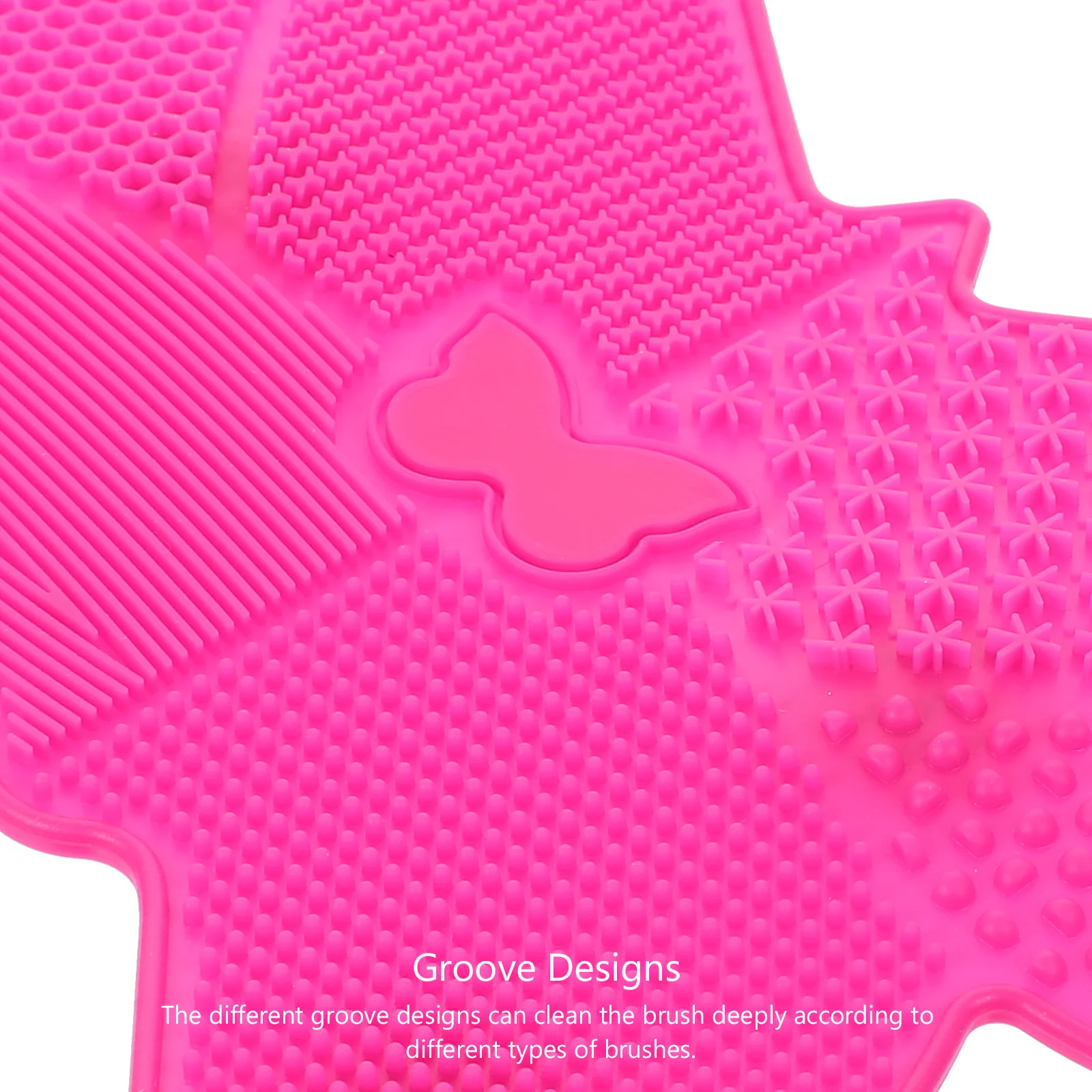 

Silicone Scrub Pad Cleaning Brushes Makeup Cleaner Tool Mat with Suction Cup Scrubber Silica Gel