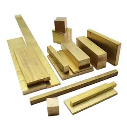 Brass Plate Flat Bar Brass Square Bars Brass Cubes Many Sizes For Choice 100mm To 1m Long