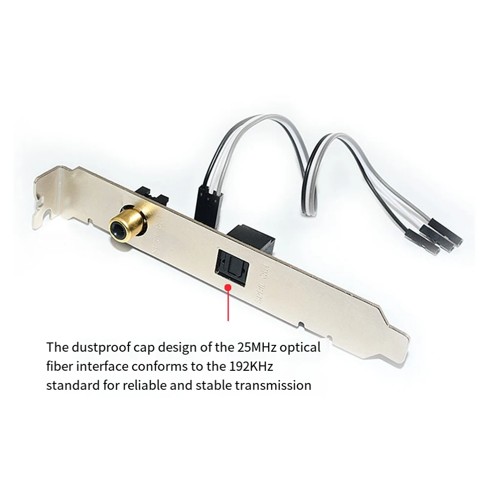 24-битная коаксиальная дочерняя карта из оптического волокна 192 кГц SPDIF OUT для универсальной материнской платы компьютера, цифровая звуковая карта 5,1 AC3 A002