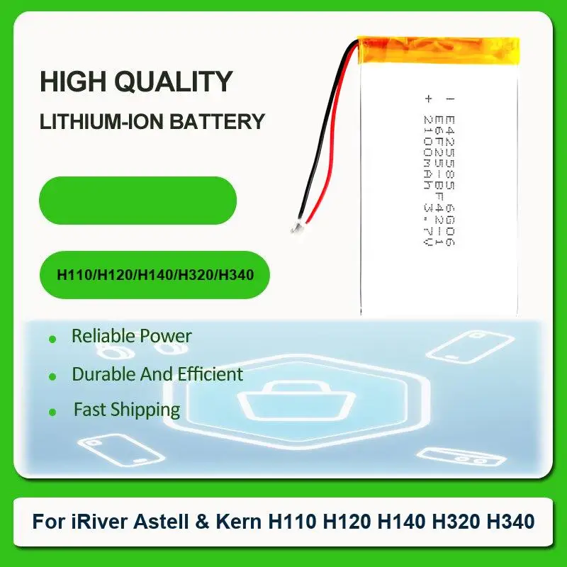 Replacement Player Battery For iRiver H110 H120 H140 H320 H340 Player H110/H120/H140/H320/H340