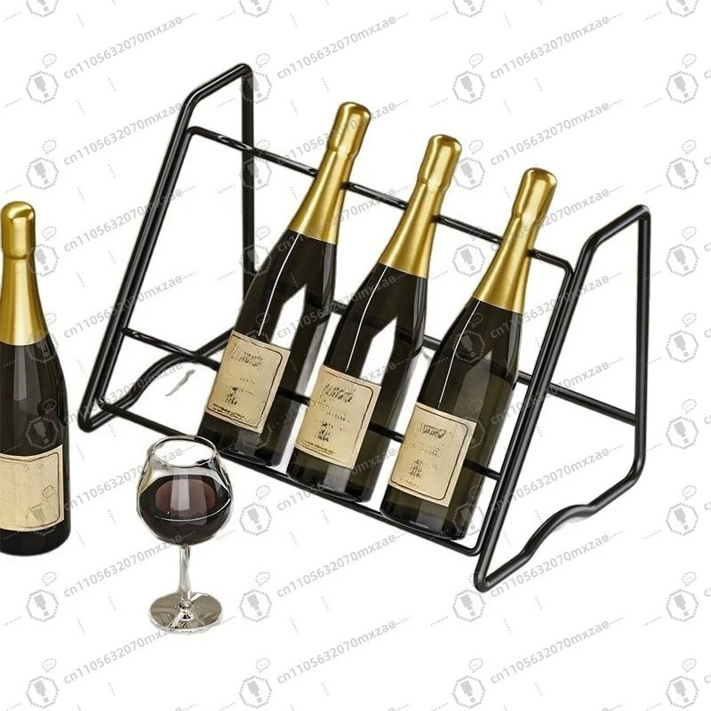 

Light luxury high-end red wine rack, European simple wine display rack, household wine cabinet storage ornament