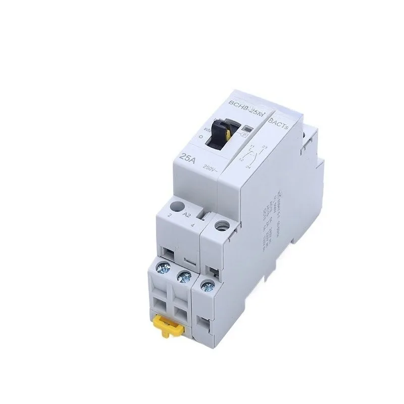 For charging piles, contactor type 25A two normally open/two normally closed, manual operation