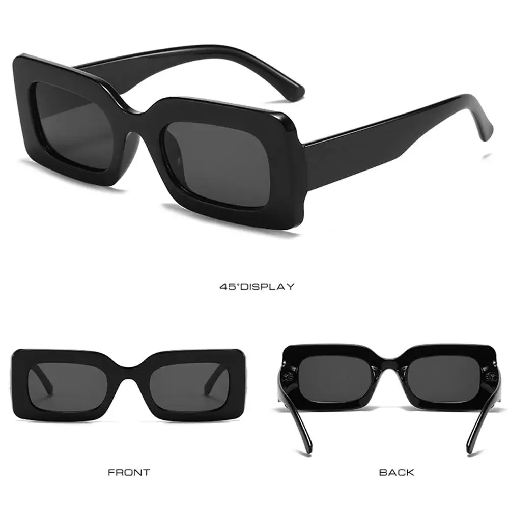 Popular Big Frame Ladies Eyewear Rectangle Sunglasses Shades Men Sun Glasses Women's Sunglasses