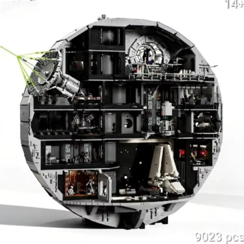 Ultimate Collector Series Death Star Building Block Model 9023PCS Detailed Desktop Ornament DIY Craft Birthday Gifts For Adult
