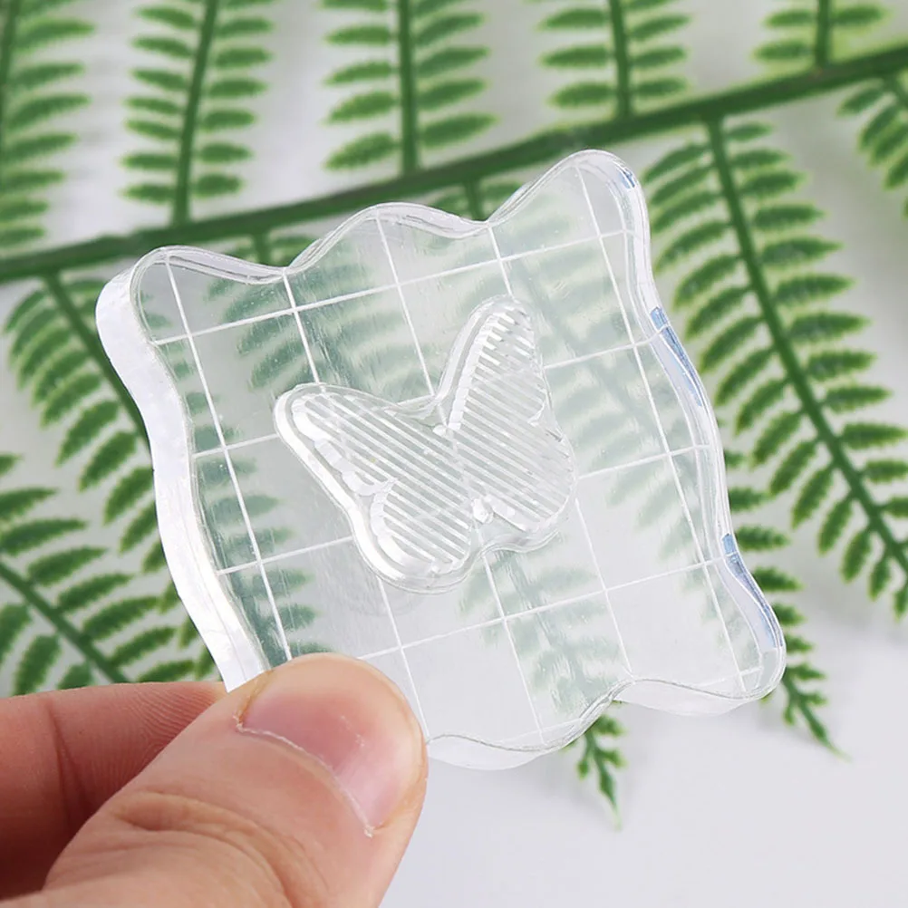 

Acrylic Clear Stamp Blocks Easy Clean Scrapbooking Crafting Notebook Journal Cards Clear Stamp Blocks