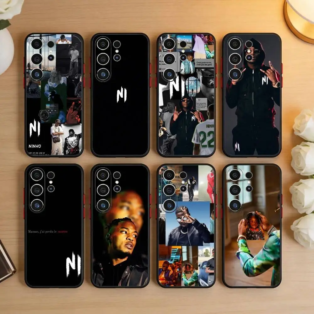 

Rapper French Ninho Phone Case For Samsung S26,S25,S24,S23,S22,S21,S20,Plus,Fe,Lite,Others Black Cover
