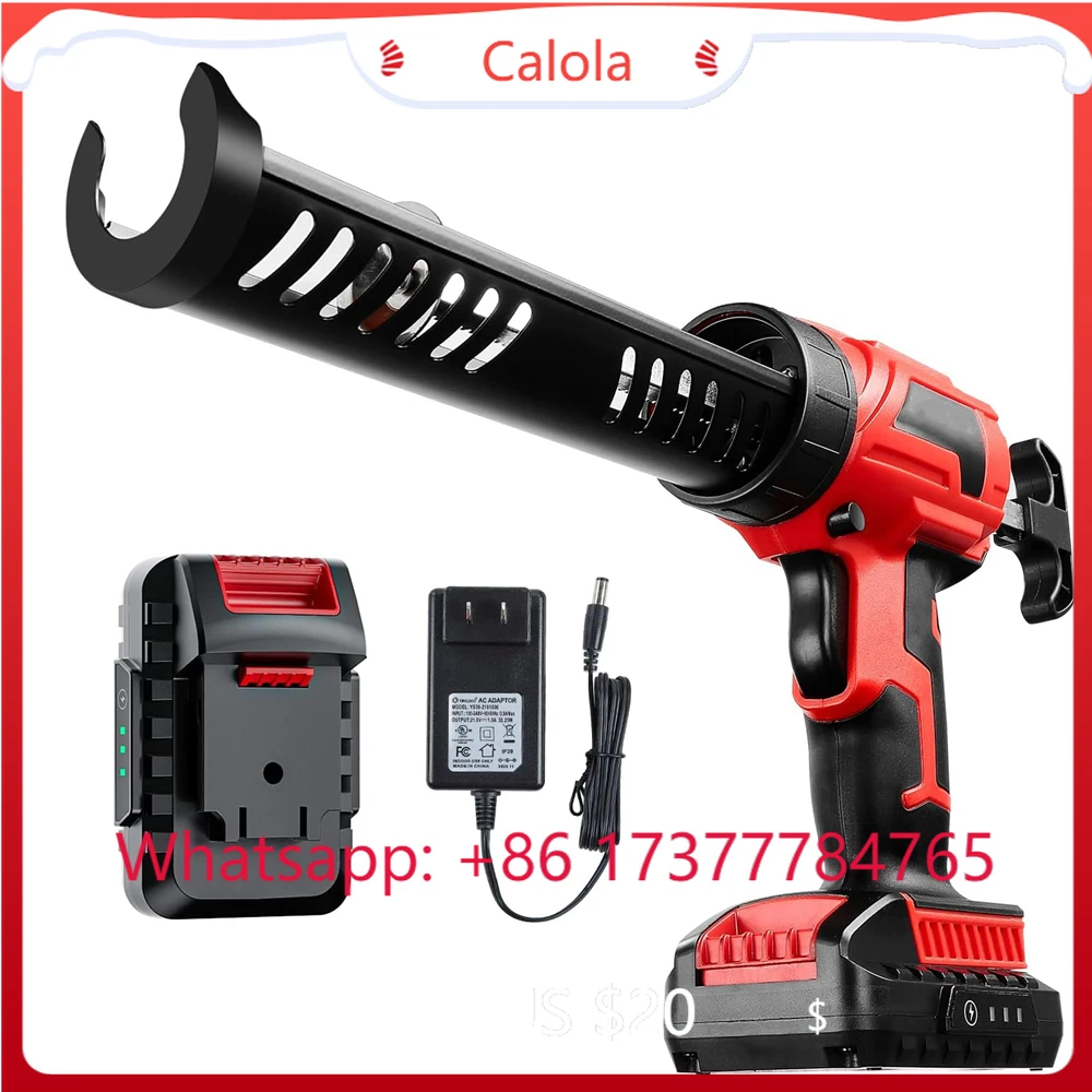 18V 4-Speed Electric Caulking Powered Glass Glue Sealant Tool 110V/220V EU US Plug