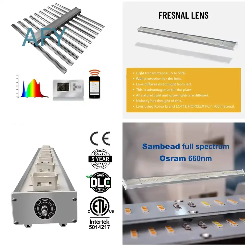 New Style 1000W Full Spectrum LED Grow Light for Greenhouse Hydroponic Plant Grow Lamp for Indoor Growing Tent Vertical