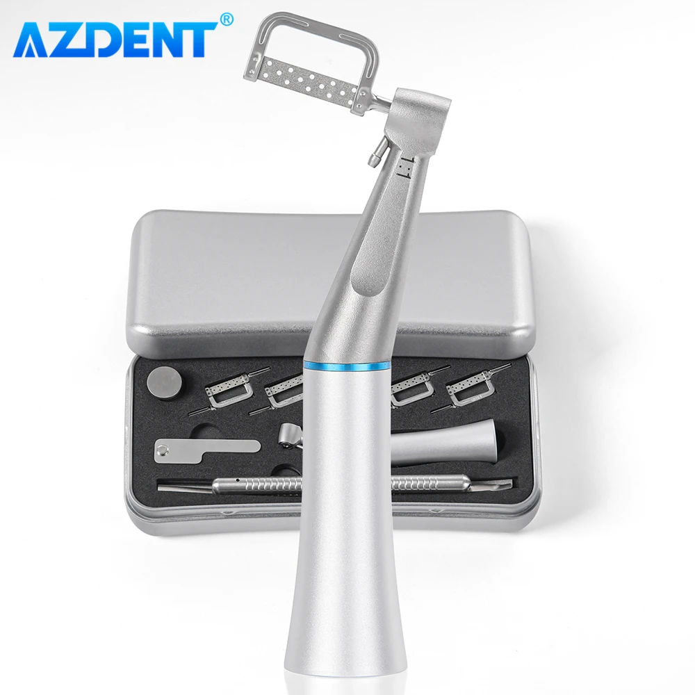 Dental 1:1 Reciprocating Interproximal Strip AZDENT Contra Angle Handpiece Orthodontic Treatment Enamel Gauge Measure Tooth Gap