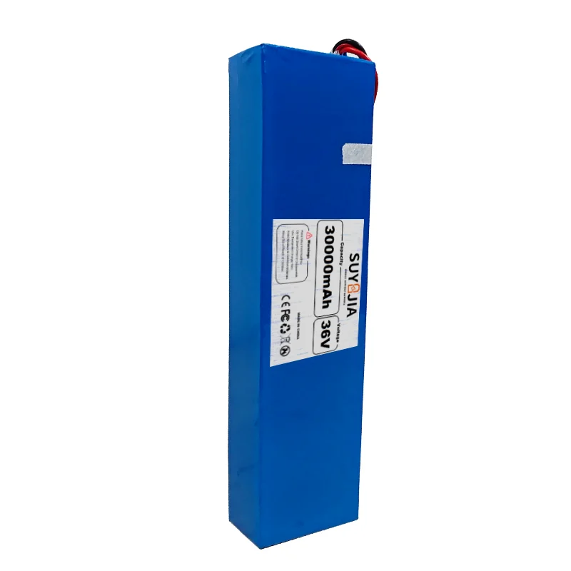 18650 battery 10S3P 36V30Ah rechargeable lithium battery pack 18650 600W scooter and scooter with BMS customizable plug