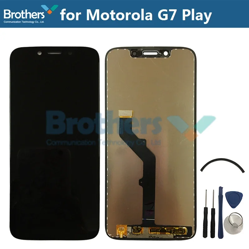 LCD Display For Motorola Moto G7 Play LCD Screen for Moto G7 Play LCD Assembly Touch Screen Digitizer 5.7'' Tested Replacement