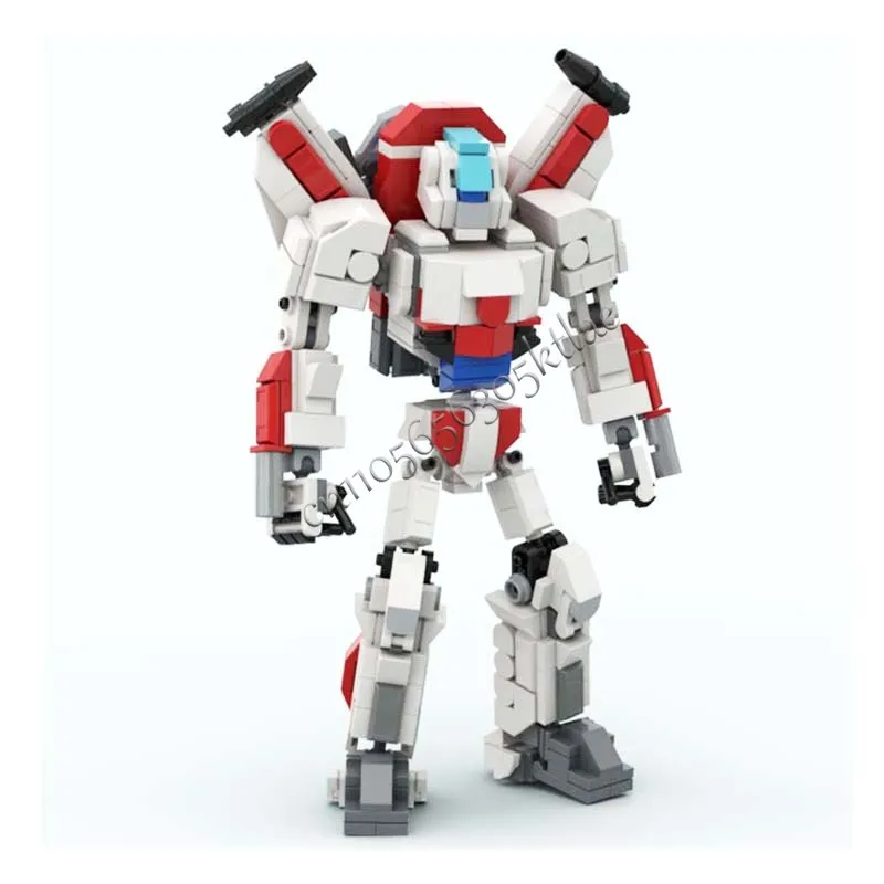 416 ELEMENTÓW Brickheadz Jet Blaze MOC Personalizowany Modułowy Model z Klocków Edukacyjny Projekt Popularna Zabawka DIY Prezent na Boże Narodzenie