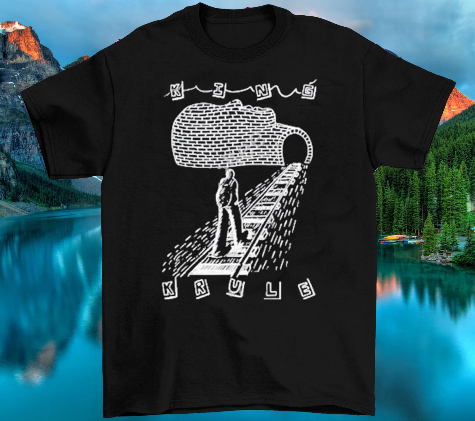 Vtg King Krule Train Heavy Cotton Black All Size T Shirt