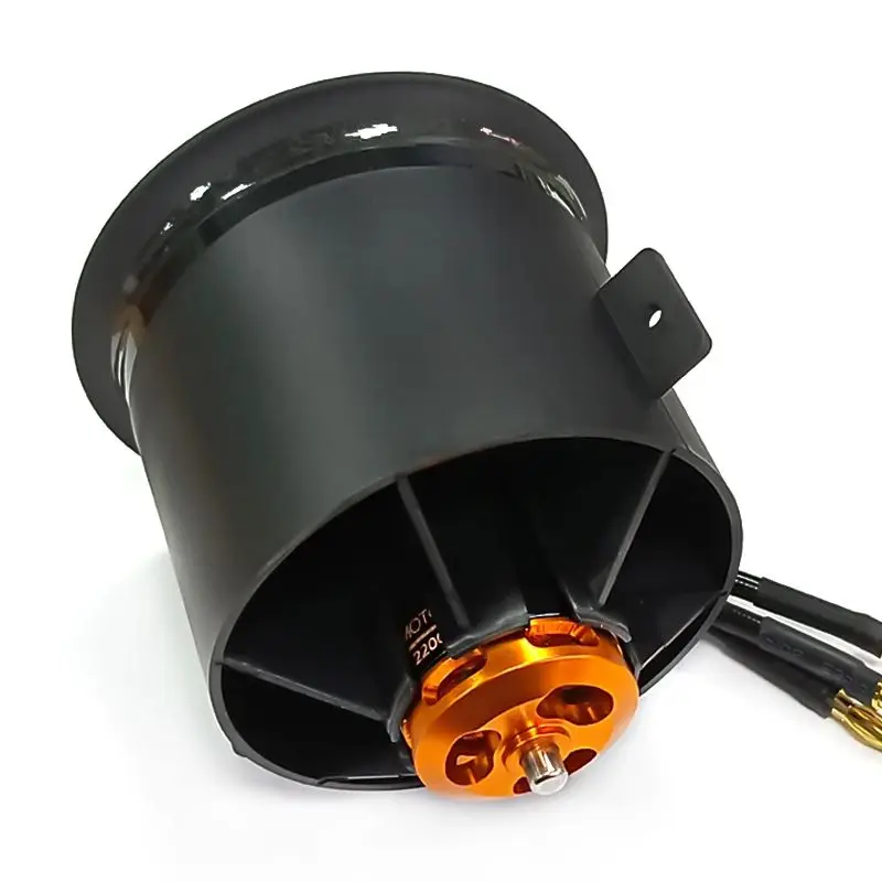 QX-Motor 70MM EDF 12Blades Ducted Fan CW CCW with QF3027 2200KV 6S Brushless Motor Use 100A ESC For RC FPV Drone Multirotor Part