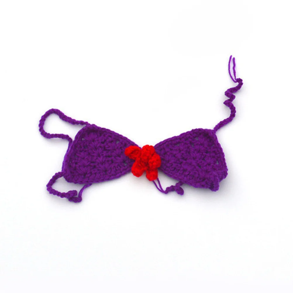 

Infant Baby Photo Props Knitted Mermaid Crochet Costume Newborn Handmade Woolen Outfit Photography Props Baby Knitted Outfits