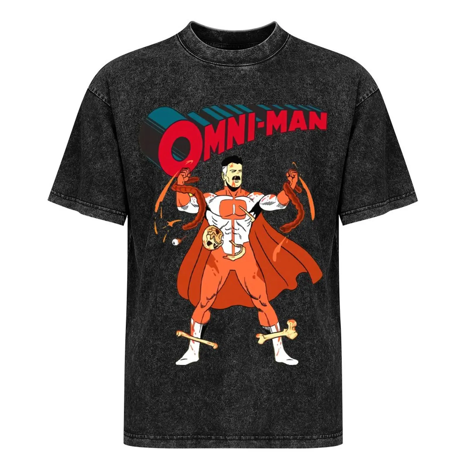 Omi-Camiseta Gráfica Anime Clássica Masculina, Camisas de Secagem Rápida, Retro