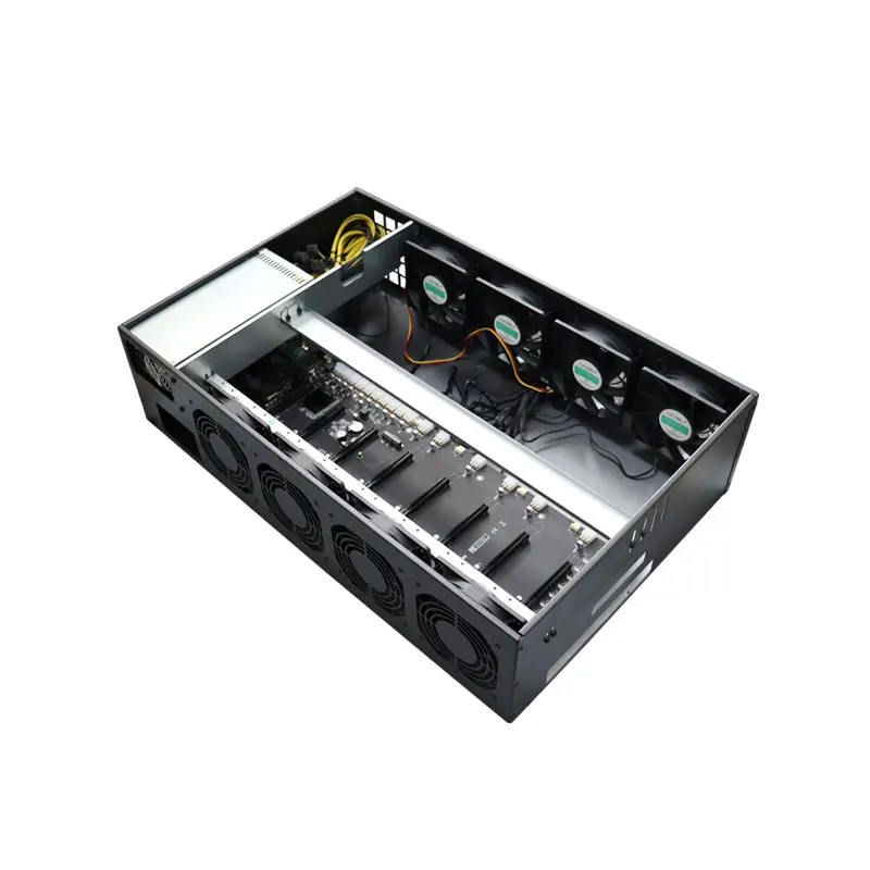 

New 8 GPU B75 Full Tower ATX Computer Case with Power Supply & Fan 2500W/2000W in Stock