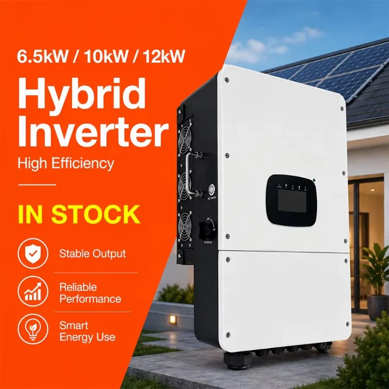 6.5KW 10KW 12KW Hybrid Solar Inverter Pure Sine Wave 48V MPPT WiFi For Home Energy Storage System