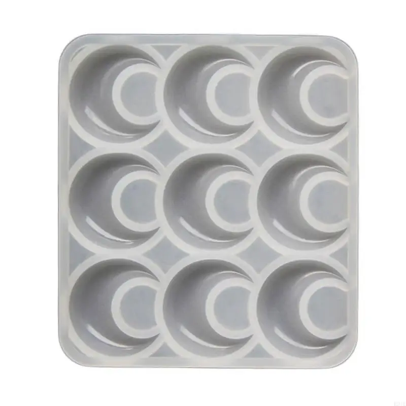 

R9JE Versatile Silicone Mold Moon and Mould Jewelry Pendant Moulds