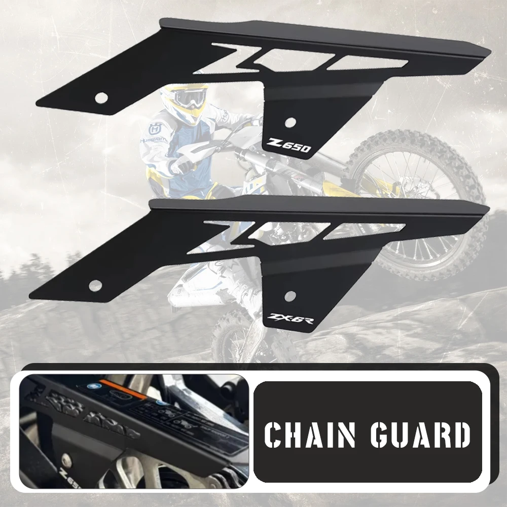 

For Kawasaki Z650RS Ninja650 Z650 ZX-6R Ninja 650 KLX140R 2022-2024 2025 Wheel Slide Sprocket Chain Guard Protector Accessories