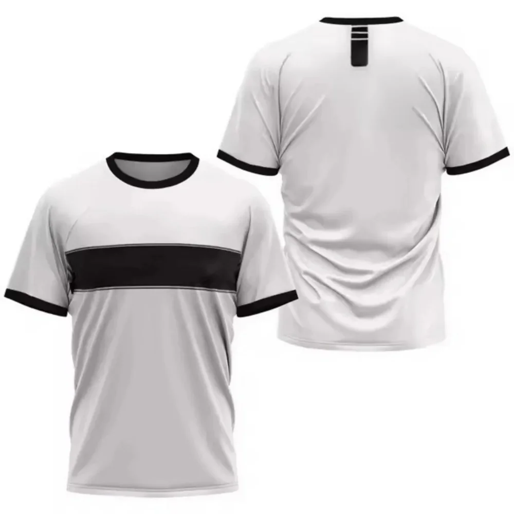 Summer 3D Printed Pattern New Men's Fitness Sports Clothing Gym Shorts Sleeve Football Shirt Breathable Outdoor Sports T-Shirt
