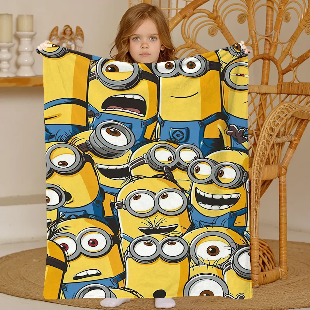 Luxury Blanket Cover Baby Blankets Kids Blanket Knee Small Blanket Blankets Winter Blanket M-minions Bedspread on the Bed Sml