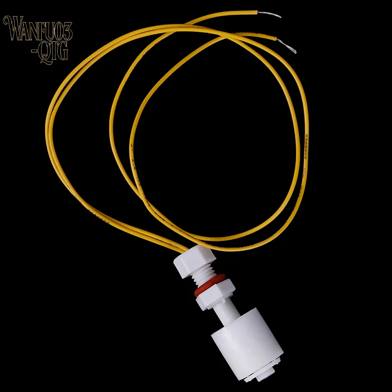 Hot Sale 1pc 50mm 220V PP Floating Ball Switch Liquid Water Level Sensor Horizontal Float Switch Down