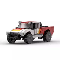 MOC Technical Car Ivan Stewart's Toyotaed T100 Baja Truck Speed Vehicles Sets Creative Building Blocks Kid Toys Gift