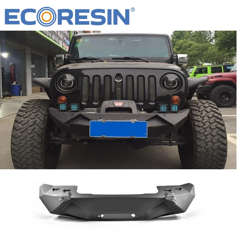 Front and Rear Bumper Suit for Jeep Wrangler 2007-2017 JK Carn Auto  Part  Modify Steel