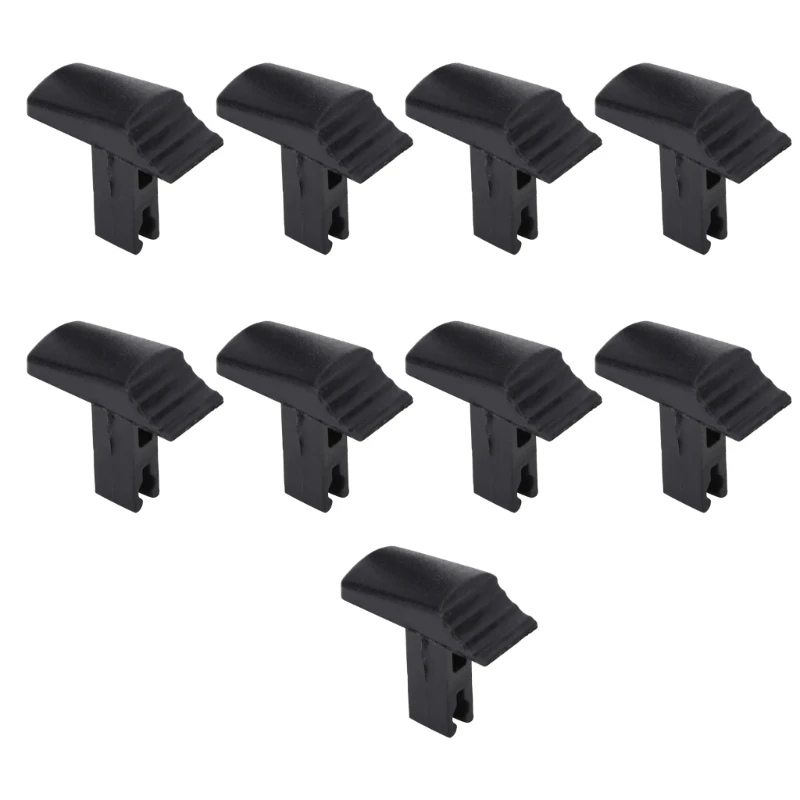 E7CD Ladder Maintenance Replacement Button Plastic Clip In Repair Part with Ribbed Press Area for Telescoping Ladder Release