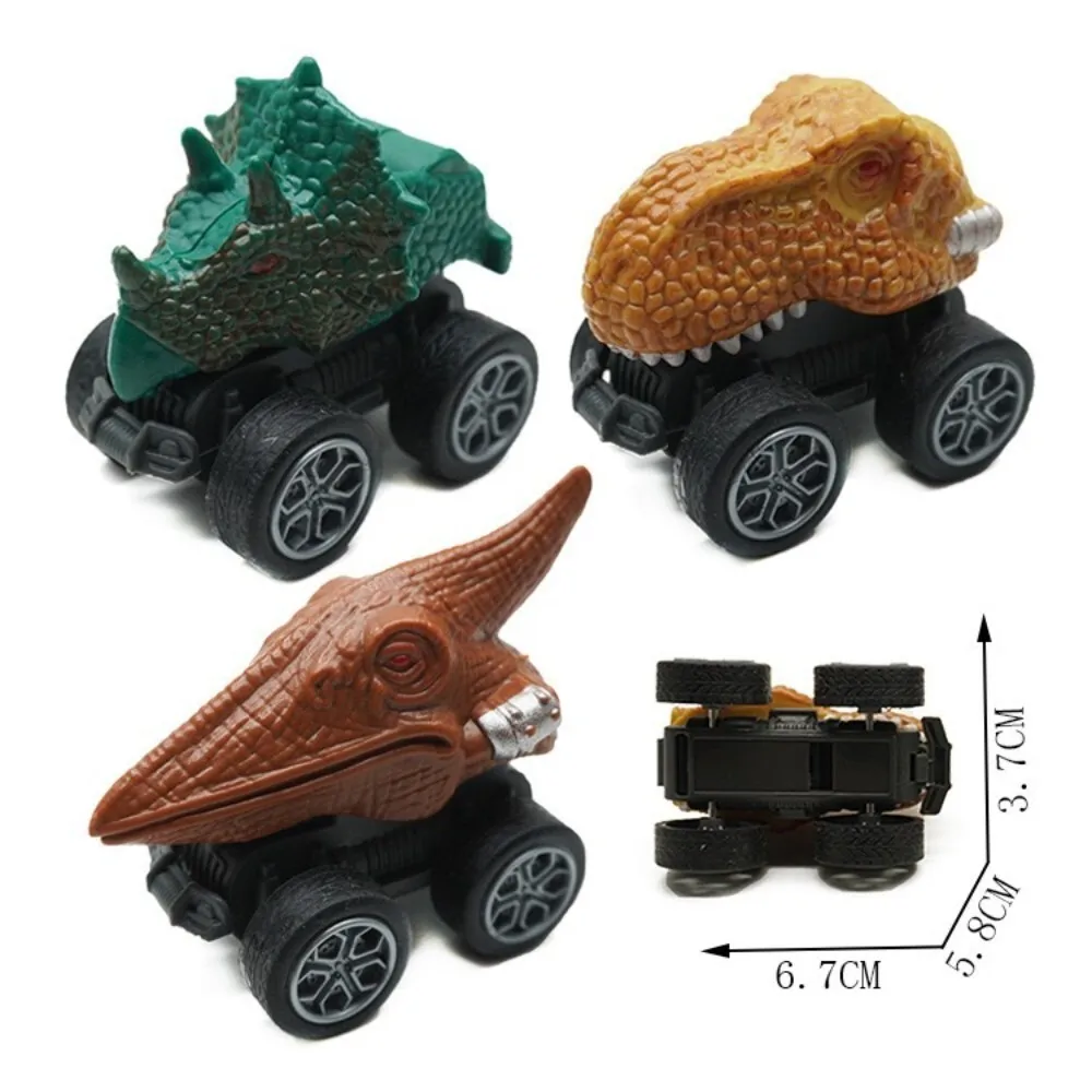 Jouet de voiture dinosaure à retirer pour enfants, véhicule d'ingénierie animale éducatif pour tout-petits, garçons et filles, cadeau d'apprentissage préscolaire