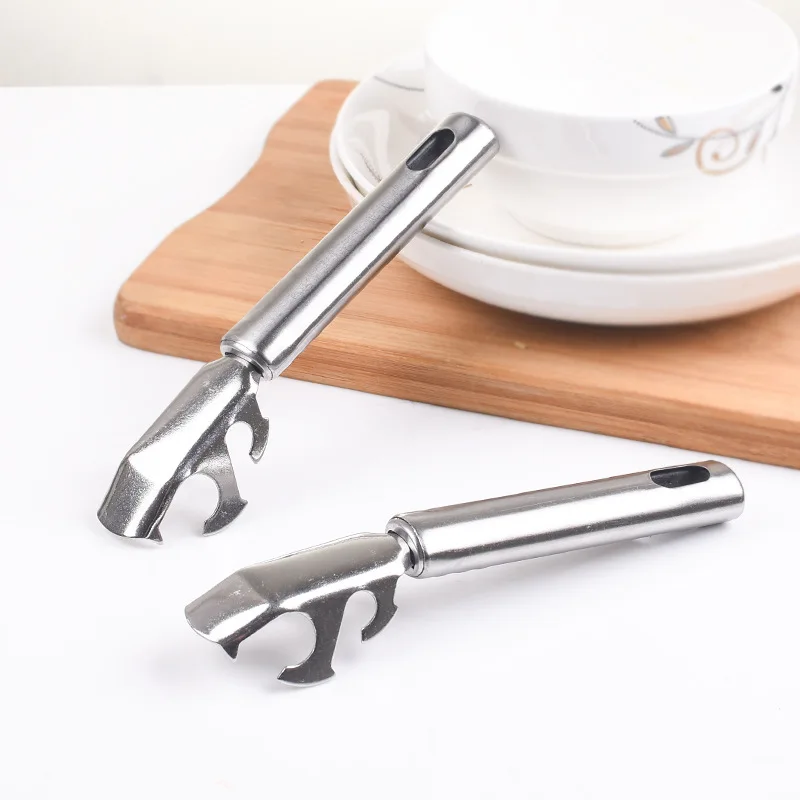 Kitchen Anti Slip Grab Plate Clamp Stainless Steel Steaming Pot Clamp Tool Beer Bottle Opener Anti Scalding Bowl Clamp Hangable