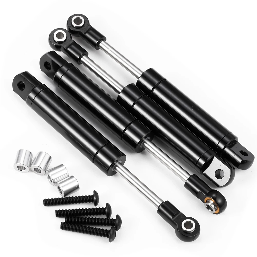 AXSPEED 4 pezzi ammortizzatori in lega di alluminio per Axial SCX10 1/10 RC parti di automobili Rock Crawler con telecomando