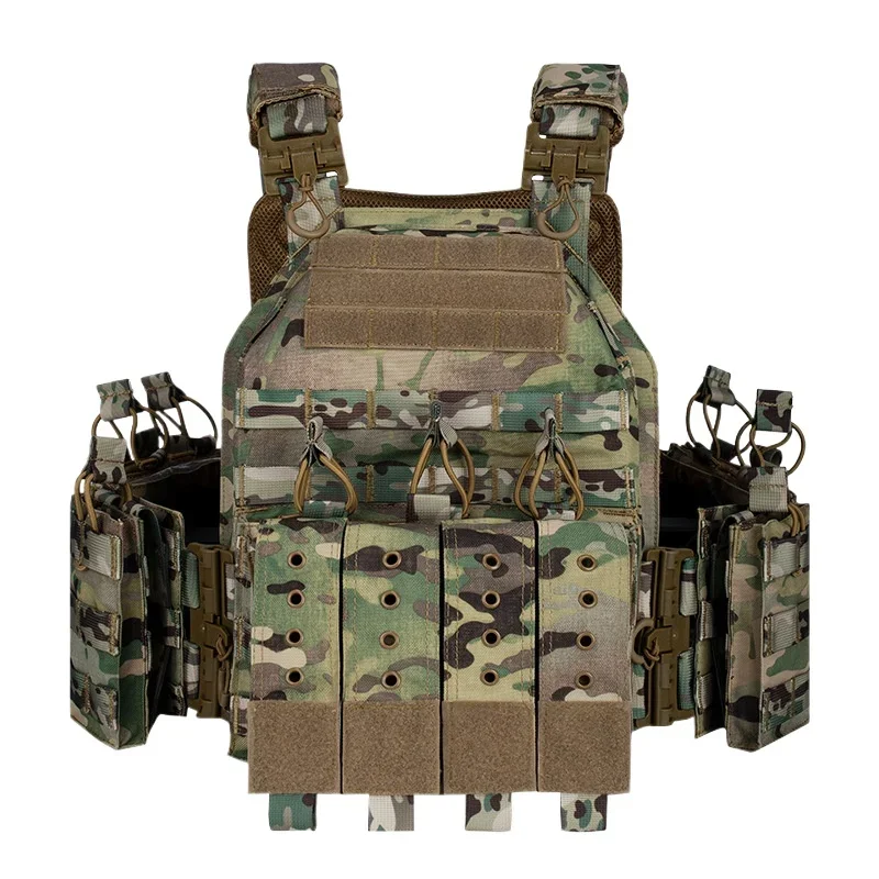 Quick dismantling vest, outdoor supplies, wear-resistant exploration equipment, camouflage clothing, tactical vest