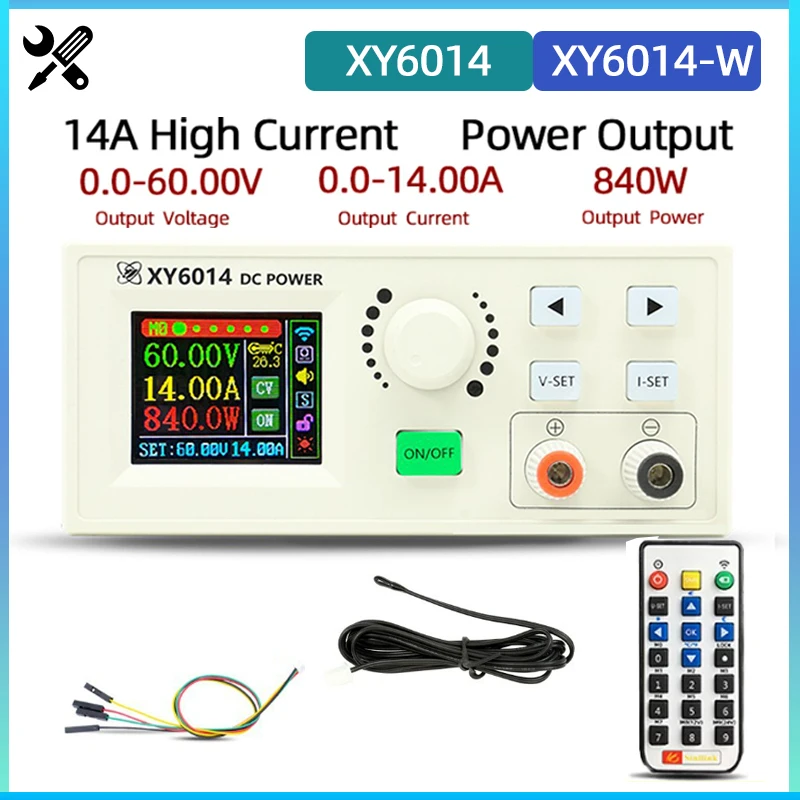 

Понижающий модуль постоянного тока XY6014 с ЧПУ, 900 Вт, регулятор напряжения, понижающий преобразователь постоянного напряжения/тока