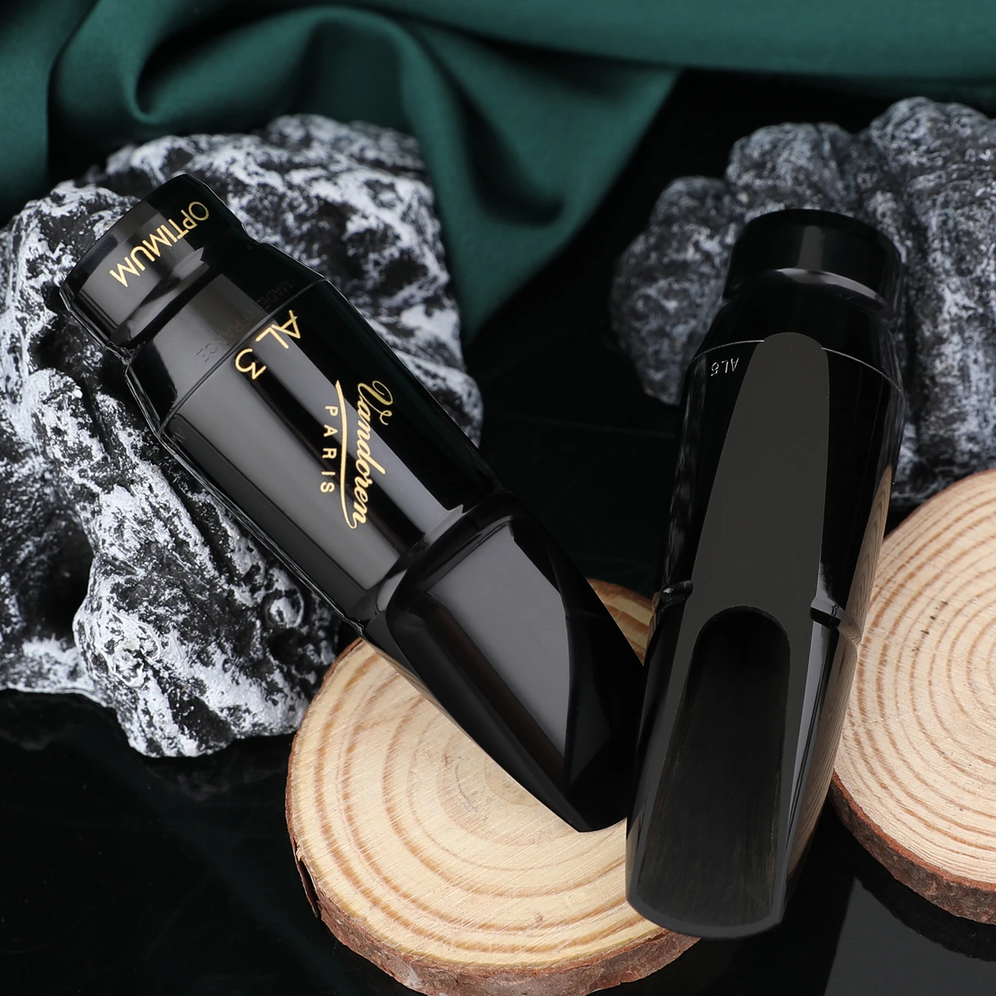 FRANCE Vandoren OPTIMUM Eb Alto Ebonite Baritone Bb Soprano Tenor SAX Saxophone Mouthpiece Hard rubber Optimum AL3 AL4 AL5 SL3 4