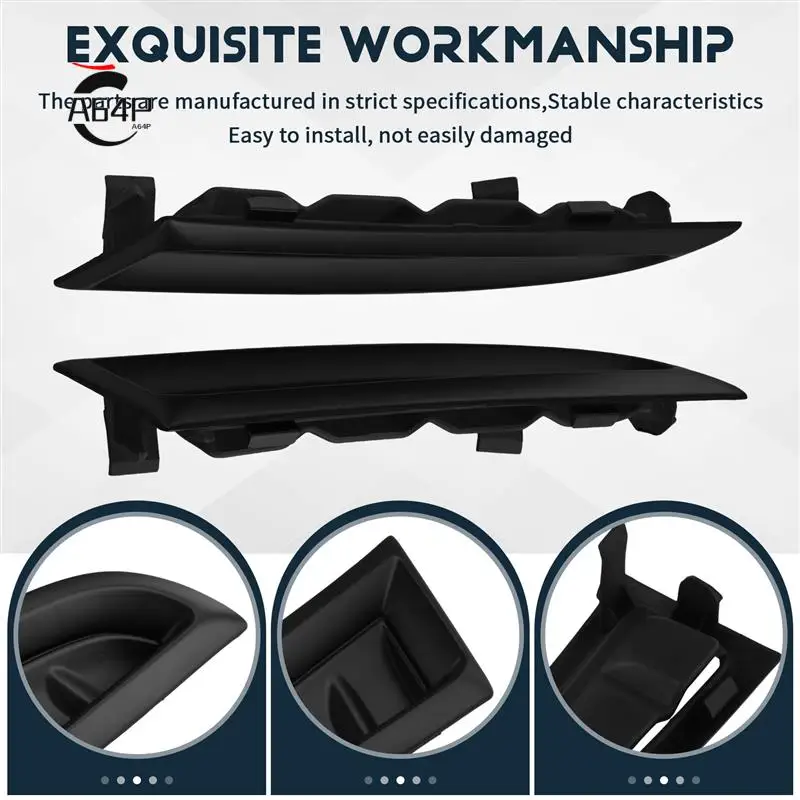 

A64P-Exterior Accessories Front Bumper Side Vent Covers RH+LH For Subaru Impreza WRX STI 2006-2007