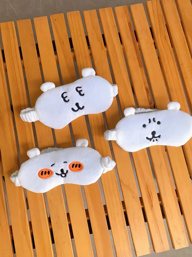 Schlafmaske mit niedlichem Bärenmuster, Verdunkelungs-Augenabdeckung mit abnehmbaren, kühlenden Gel-Pads, weich, bequem, für Damen und Herren, Stressabbau