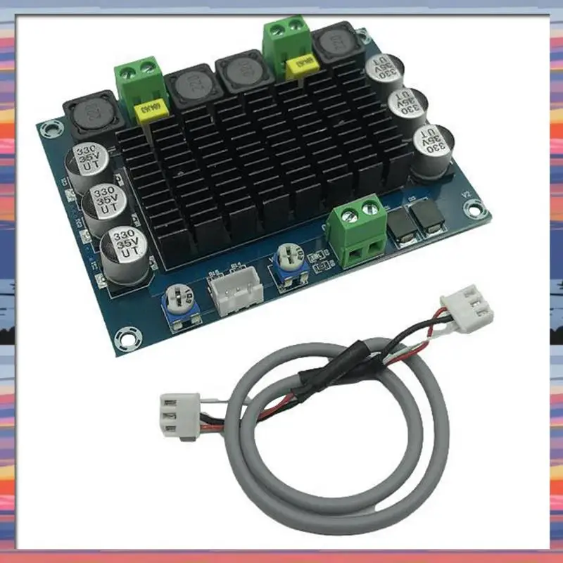 AC18(保証)シャーシ内蔵デジタルアンプボードデュアルチャンネルTDA7498ハイパワー高精細リアアンプボードE